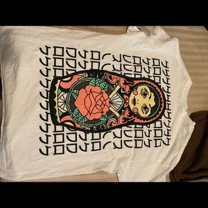 Brand new oversized back-printed t shirt size L